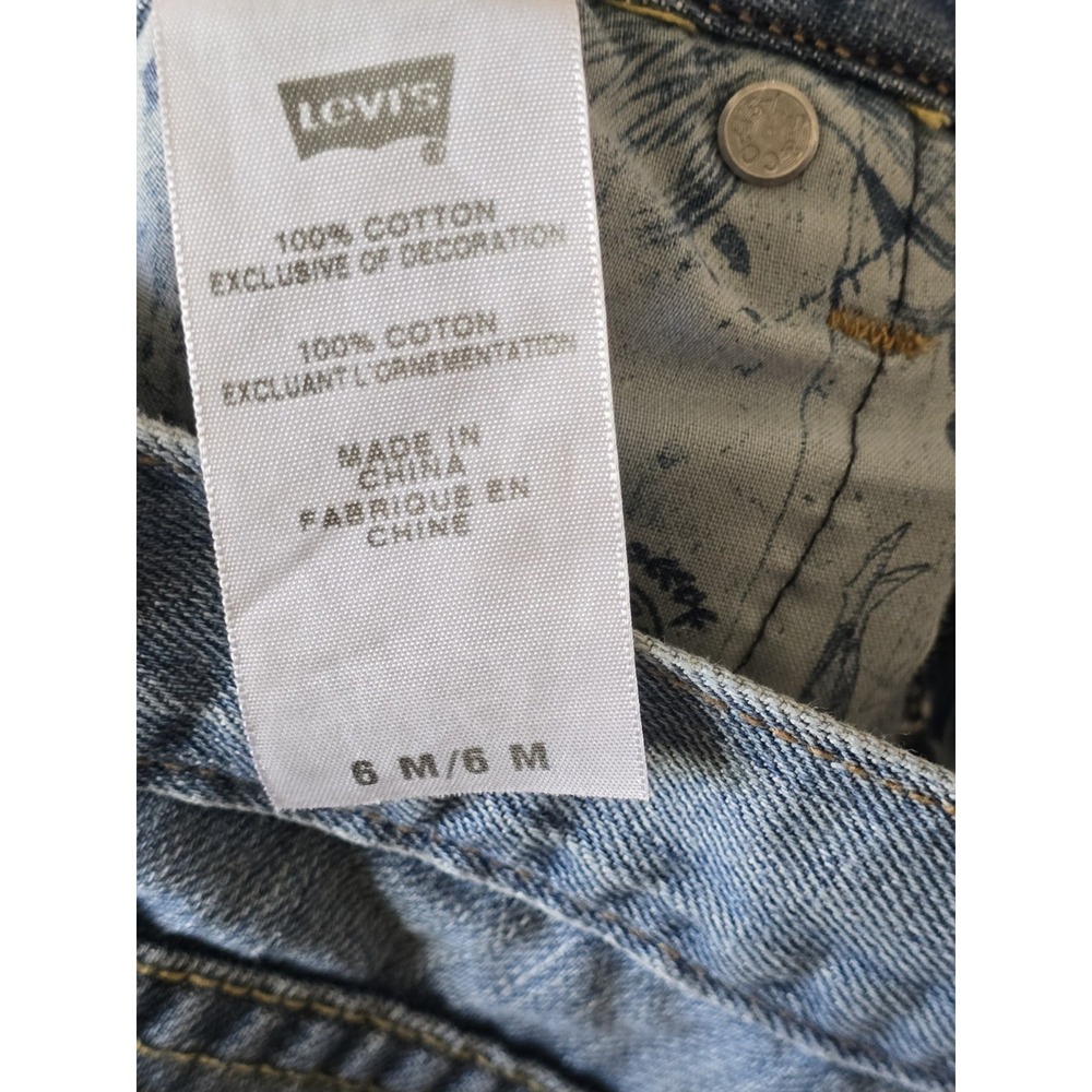 Y2K Women's Levi's 522 Ultra Low Rise Bootcut Denim Jeans Size 6M Medium Wash - Picture 5 of 10